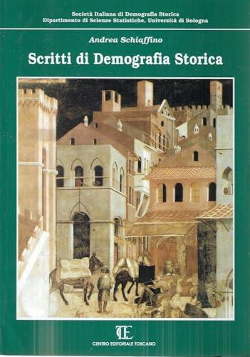 Scritti di demografia storica - Andrea Schiaffino - copertina