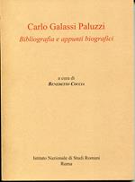 Carlo Galassi Paluzzi : bibliografia e appunti biografici