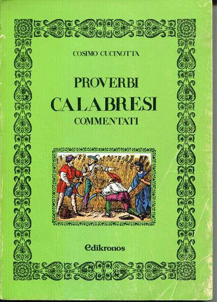 Proverbi calabresi commentati - copertina