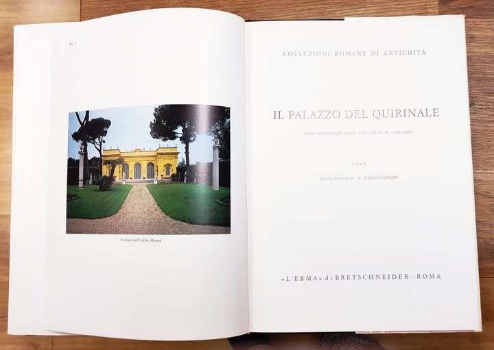 Il palazzo del Quirinale. Studi preliminari sulle collezioni di antichità