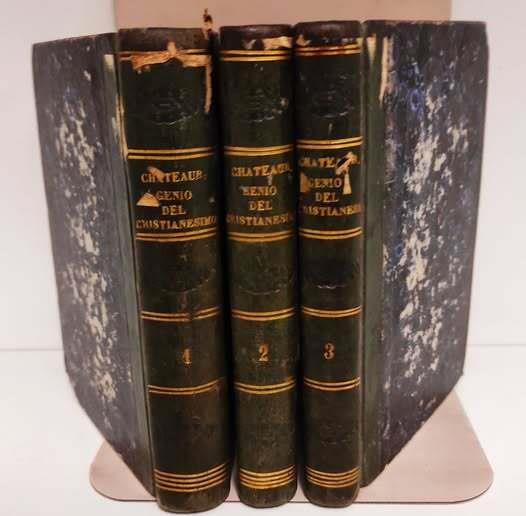 Genio del cristianesimo, traduzione di Luigi Toccagni. 3 Volumi - copertina