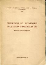 Celebrazione del Bicentenario della nascita di Emanuele De Deo : Minervino Murge, 10-11 giugno 1975