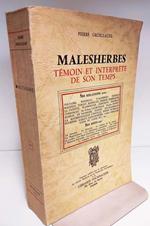 Malesherbes témoin et interprète de son temps