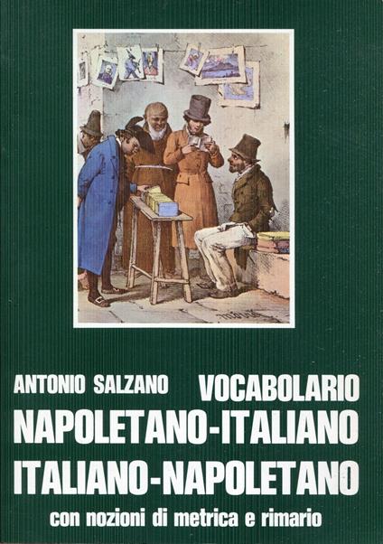 Vocabolario napoletano-italiano : con nozioni di metrica e rimario - copertina