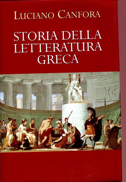 Storia della letteratura greca - Luciano Canfora - copertina