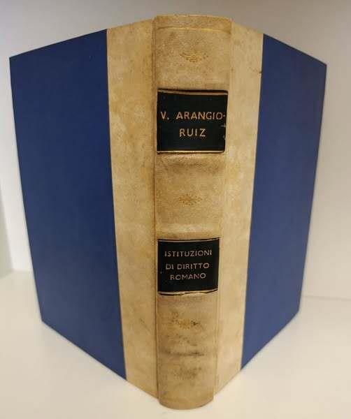 Istituzioni di diritto romano - Vincenzo Arangio-Ruiz - copertina