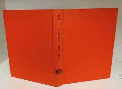 Arcadio, o della scultura Elianteo dell'architettura. Elicona III-IV - Cesare Brandi - copertina