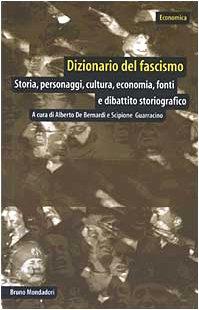 Dizionario del fascismo - Alberto De Bernardi - copertina