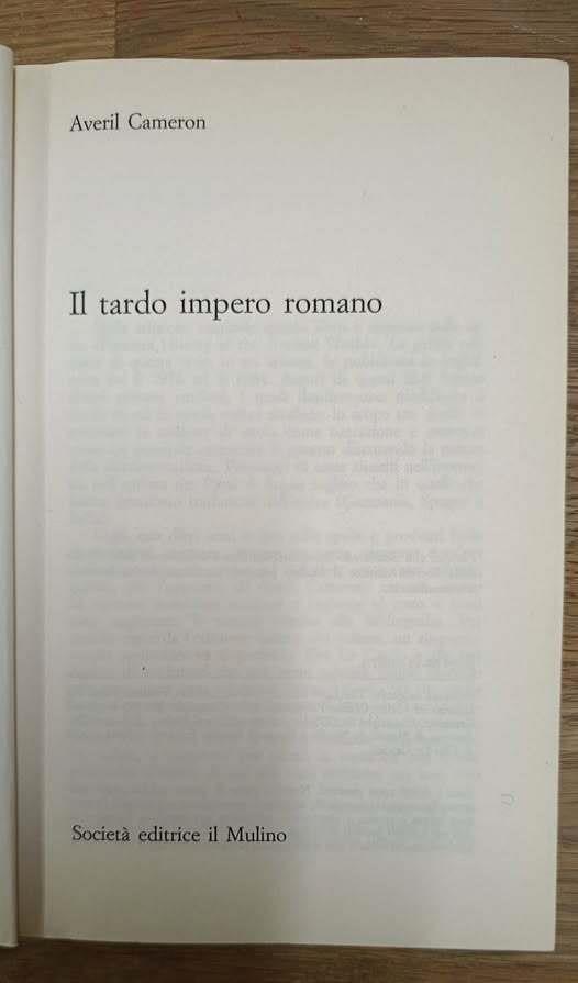 Il tardo impero romano