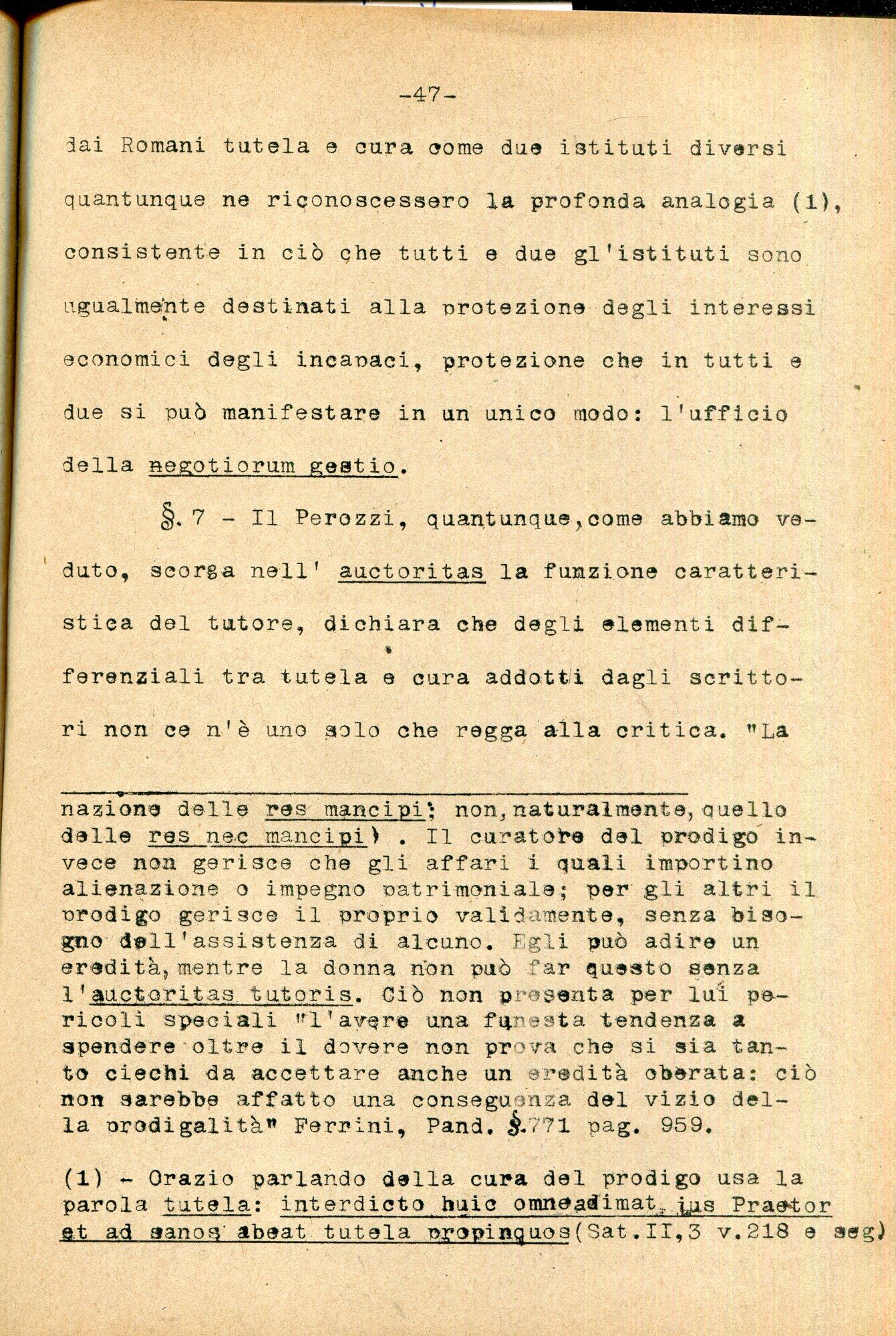 Studi sulla tutela nel diritto arcaico romano : tesi di laurea in giurisprudenza