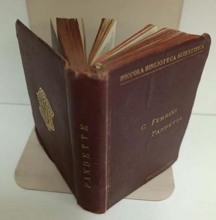 Manuale di Pandette - Contardo Ferrini - copertina