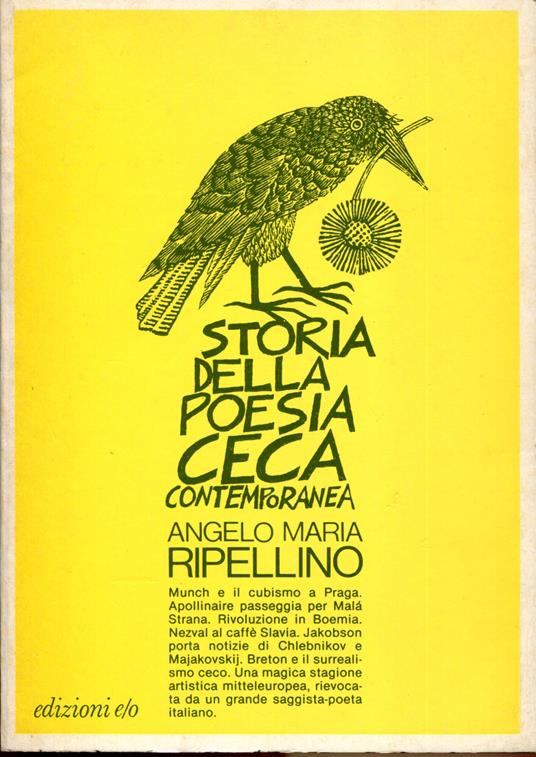 Storia della poesia ceca contemporanea - Angelo M. Ripellino - copertina