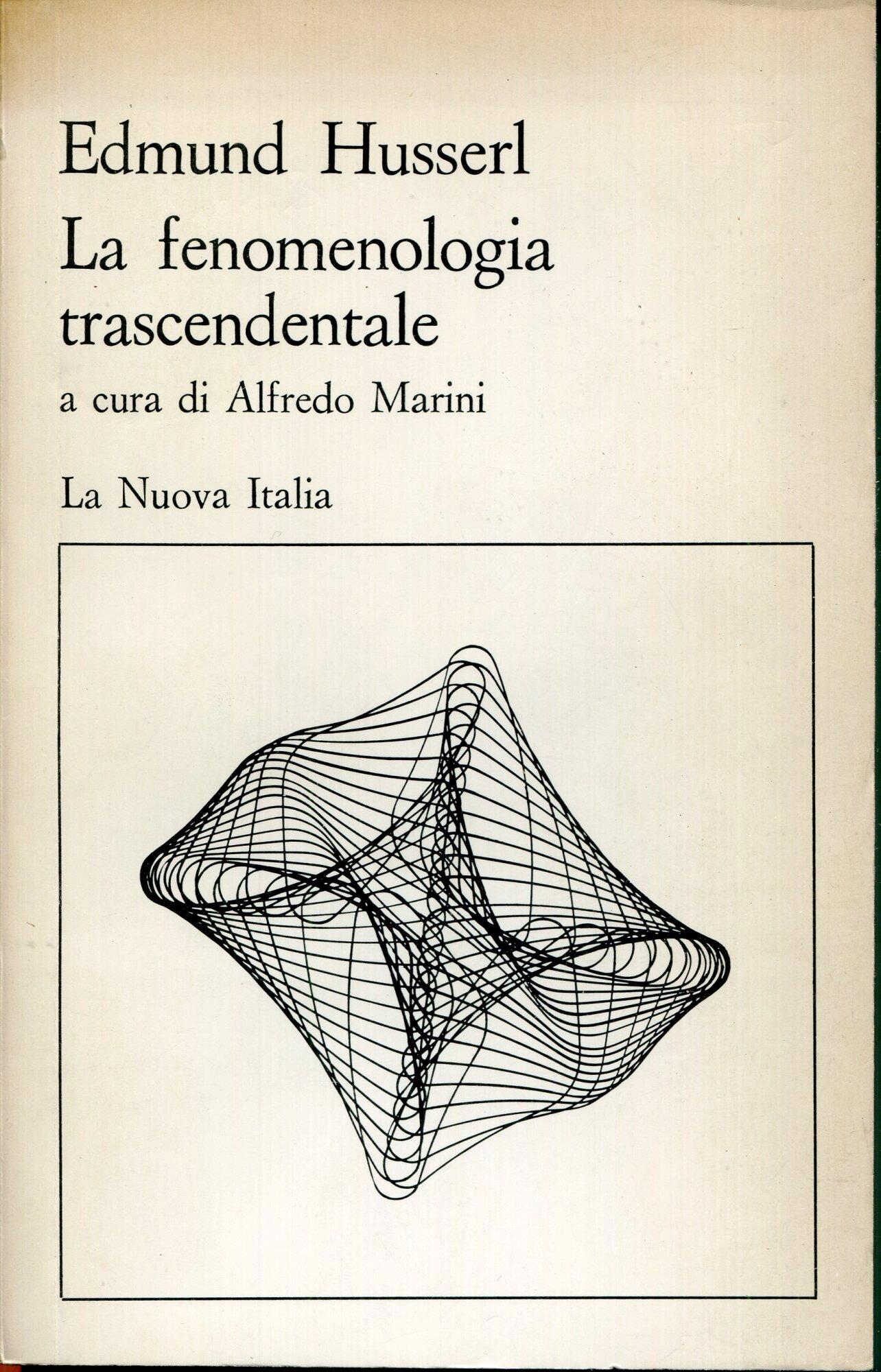 La fenomenologia trascendentale : antologia