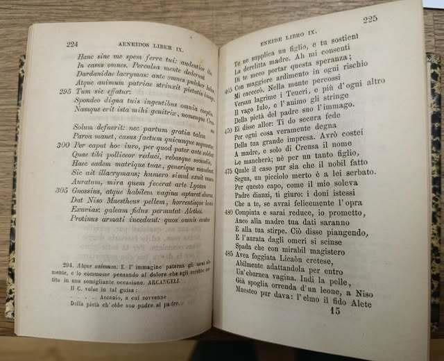 L' Eneide. Voll. 1 e 2. Tradotta dal professore Pietro Bernabo Silorata. Seconda edizione con testo e note