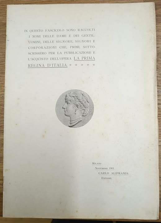 La prima regina d'Italia nella vita privata, nella vita del paese, nelle lettere e nelle arti