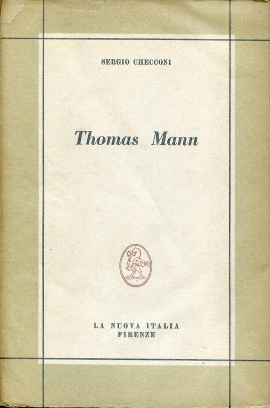 Thomas Mann - Sergio Checconi - copertina