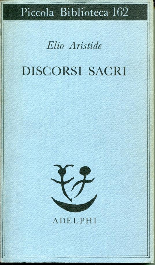 Discorsi sacri - copertina