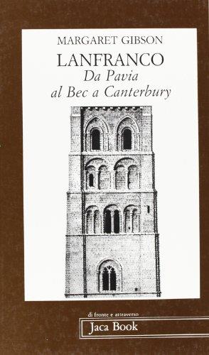 Lanfranco da Pavia al Bec a Canterbury - copertina