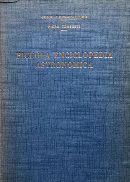 Piccola enciclopedia astronomica - copertina