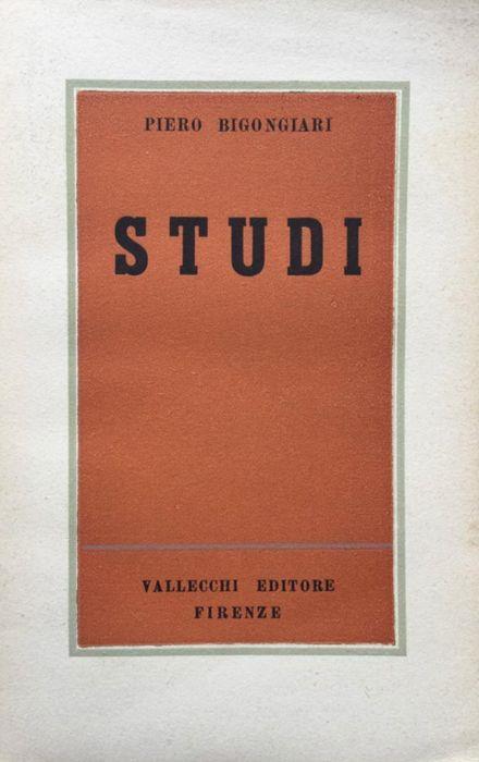 Studi - Piero Bigongiari - copertina