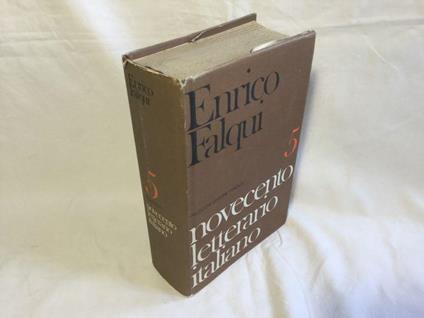 Novecento letterario italiano. Poeti: dai futuristi agli sperimentalisti - Enrico Falqui - copertina