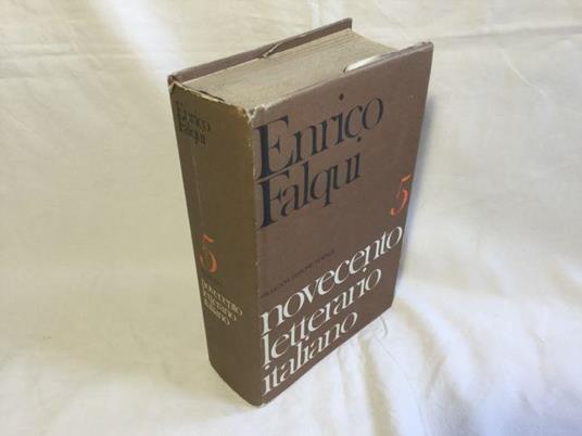 Novecento letterario italiano. Poeti: dai futuristi agli sperimentalisti - Enrico Falqui - copertina