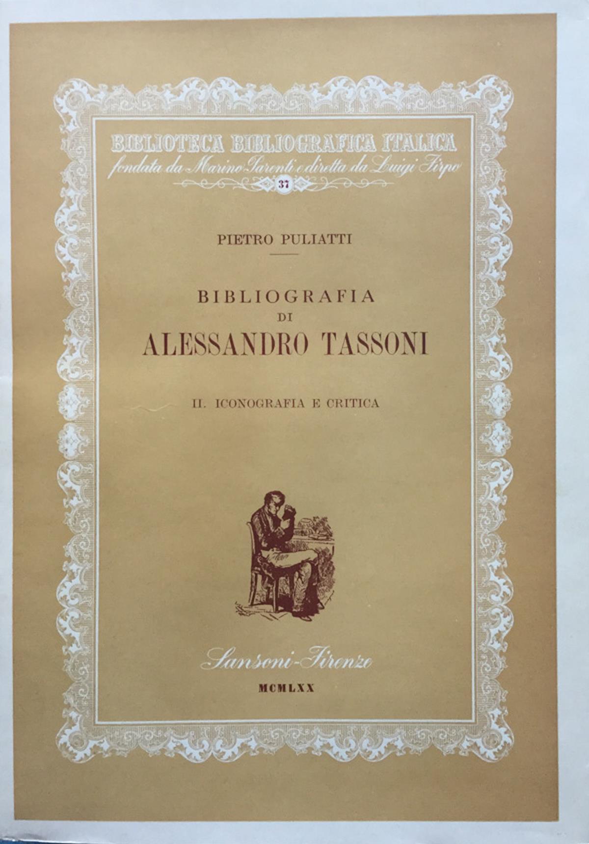 Bibliografia di Alessandro Tassoni. II. Iconografia e critica