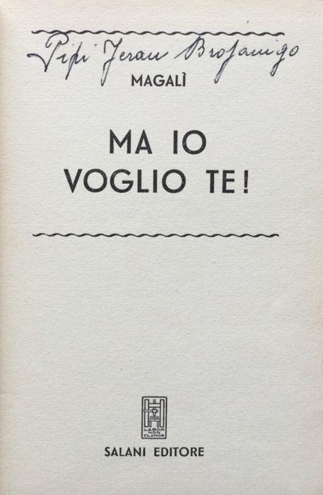 Ma io voglio te! - copertina