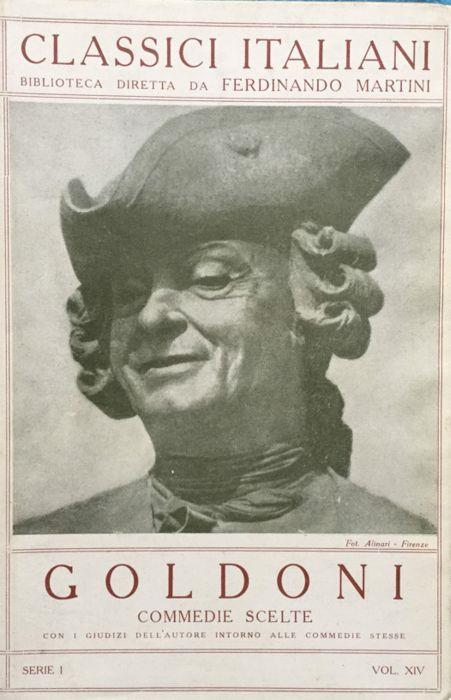 Commedie scelte. Gl'innamorati - La casa nova - Le baruffe chiozzotte - Il ventaglio - Il burbero benefico - Carlo Goldoni - copertina