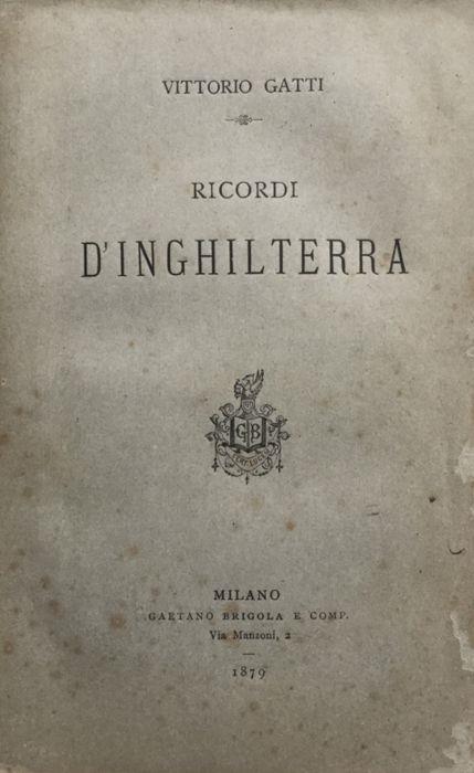 Ricordi d'Inghilterra - Vittorio Gatti - copertina