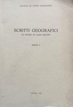 Scritti geografici in onore di Aldo Sestini. Parte I
