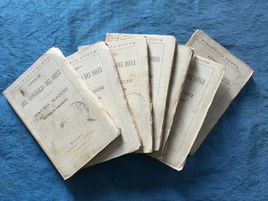 Storia del consiglio dei dieci. 7 volumi - Mauro Macchi - copertina