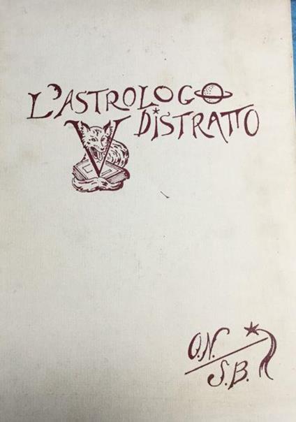L' astrologo distratto - Orsola Nemi - copertina