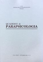 Quaderni di Parapsicologia vol. XXXVI ottobre 2003 N. 2