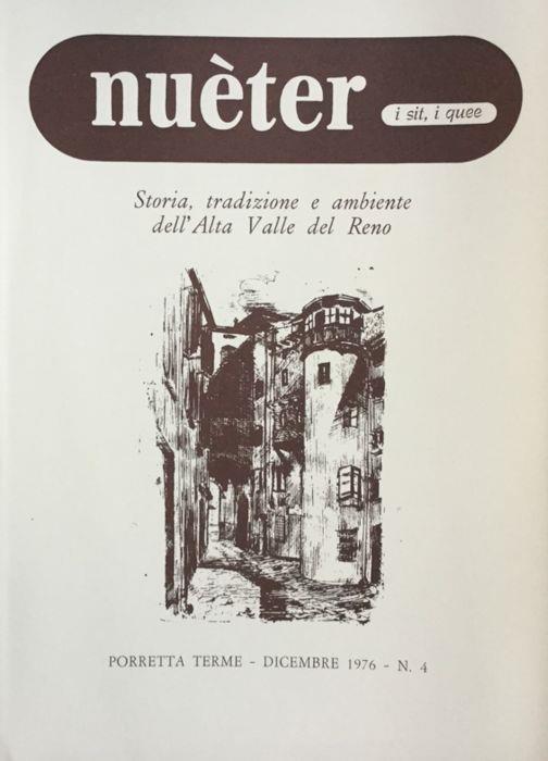 Nueter i sit i quee. 4/1976. Storia, tradizione e ambiente Alta Valle del Reno - copertina