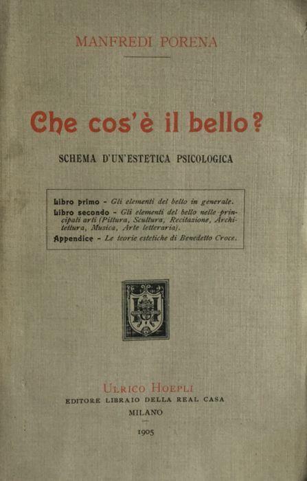 Che cos' - Manfredi Porena - copertina