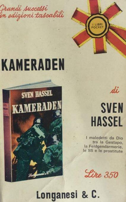 Kameraden. Sven Hassel Longanesi Pocket 1969 - Sven Hassel - copertina