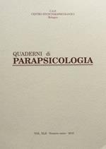 Quaderni di Parapsicologia vol. XLII 2010 numero unico