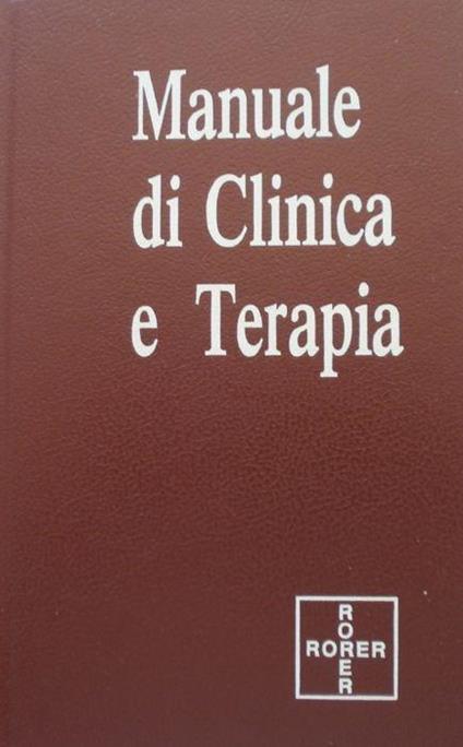Manuale di clinica e terapia Martinucci 1990 - copertina