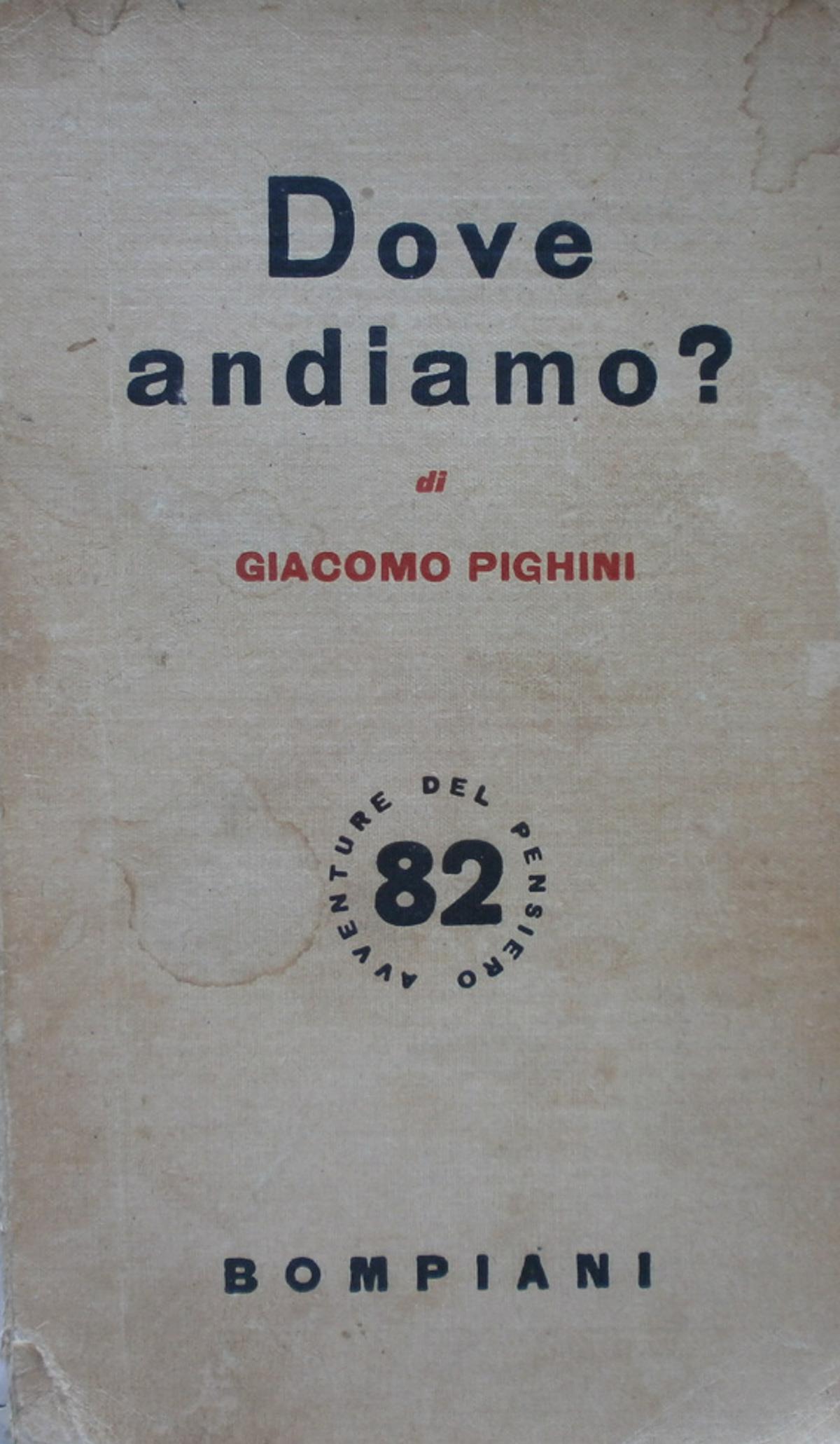 Dove andiamo? Pighini Bompiani 1952