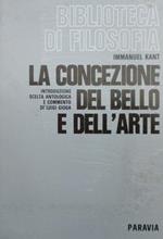 La concezione del bello e dell'arte. Kant Paravia 1975