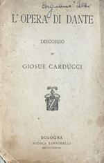 L' opera di Dante. Discorso