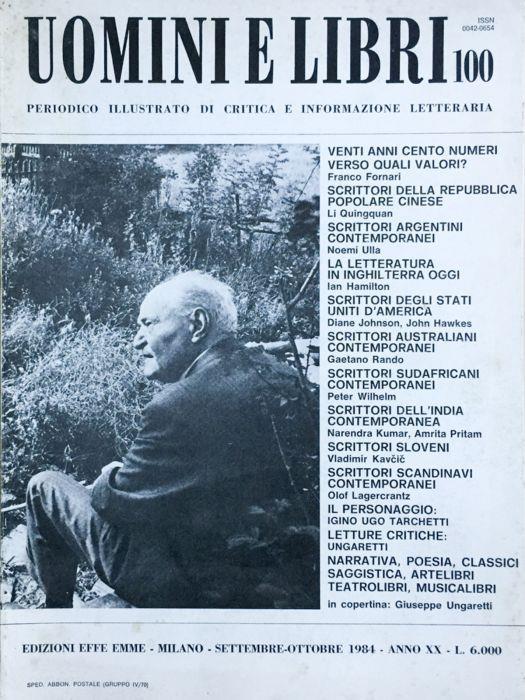 Uomini e libri (rivista) 1984 n. 100 - copertina