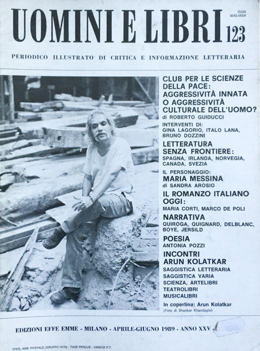 Uomini e libri (rivista) 1989 n. 123 - copertina