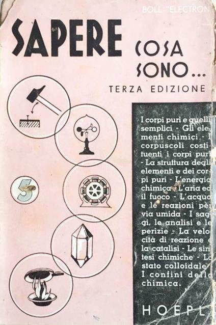 Sapere cosa sono - copertina