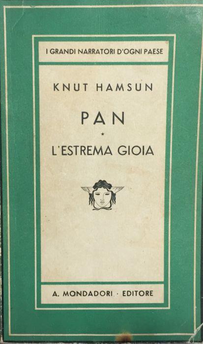 Pan - L'estrema gioia - Knut Hamsun - copertina