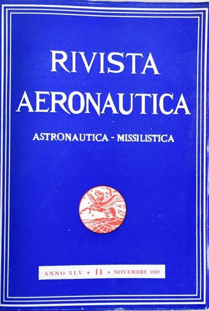 Rivista Aeronautica. Novembre 1969 - copertina