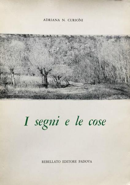 I segni e le cose - copertina