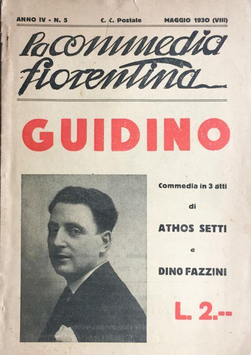 Guidino. La commedia Fiorentina 1930 - copertina