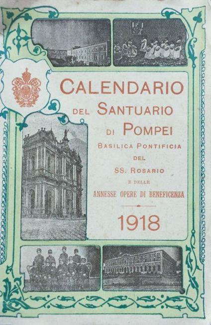 Calendario del santuario di Pompei 1918 - copertina